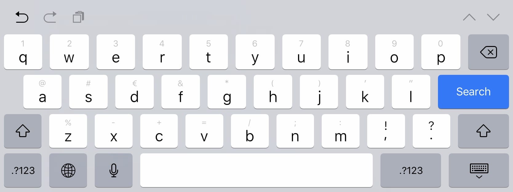 on screen keyboard ipad pro