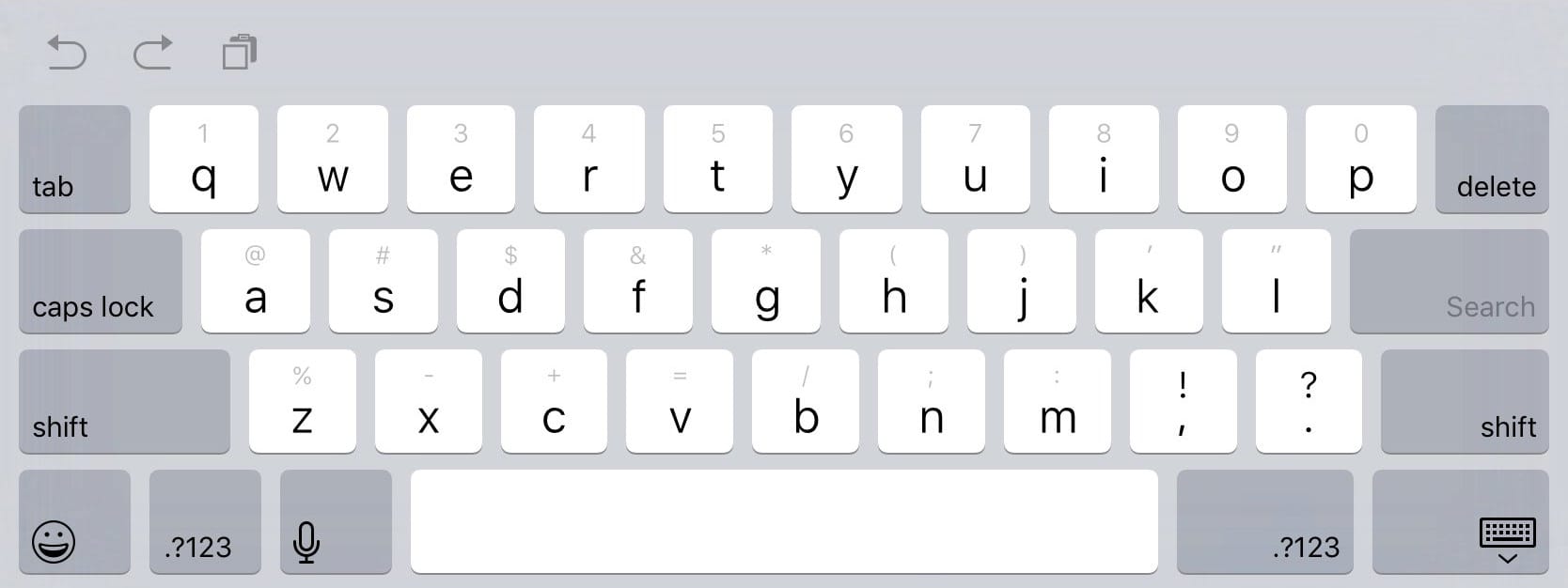 on screen keyboard ipad pro